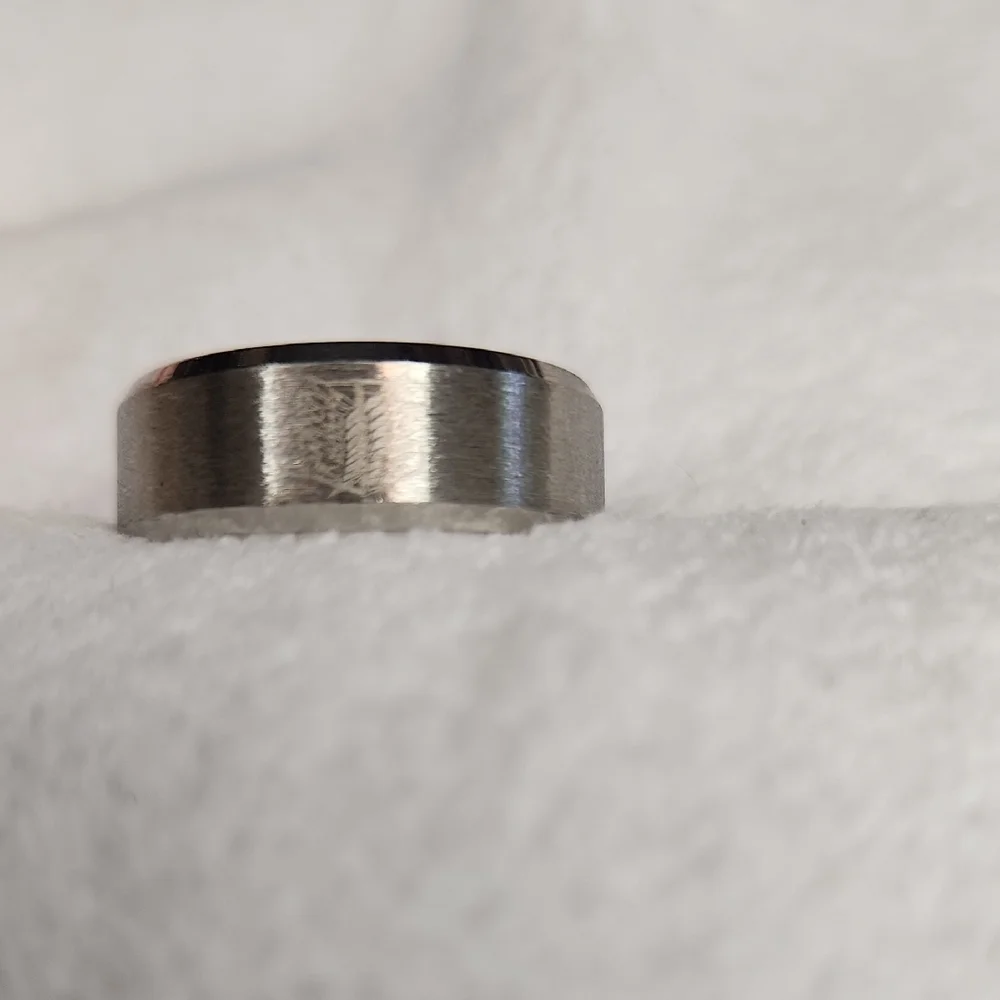 Stainless Steel Men's Anime Ring